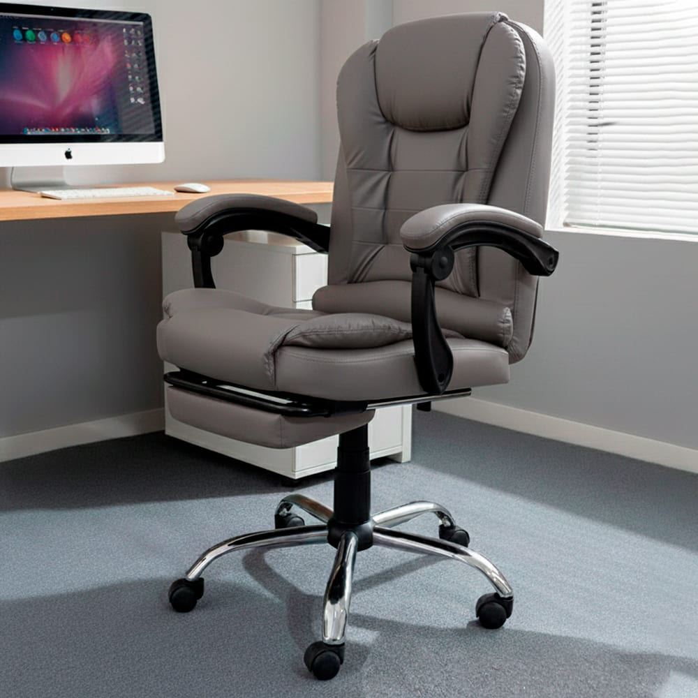 Silla de Oficina Gerencial Gris Sillium